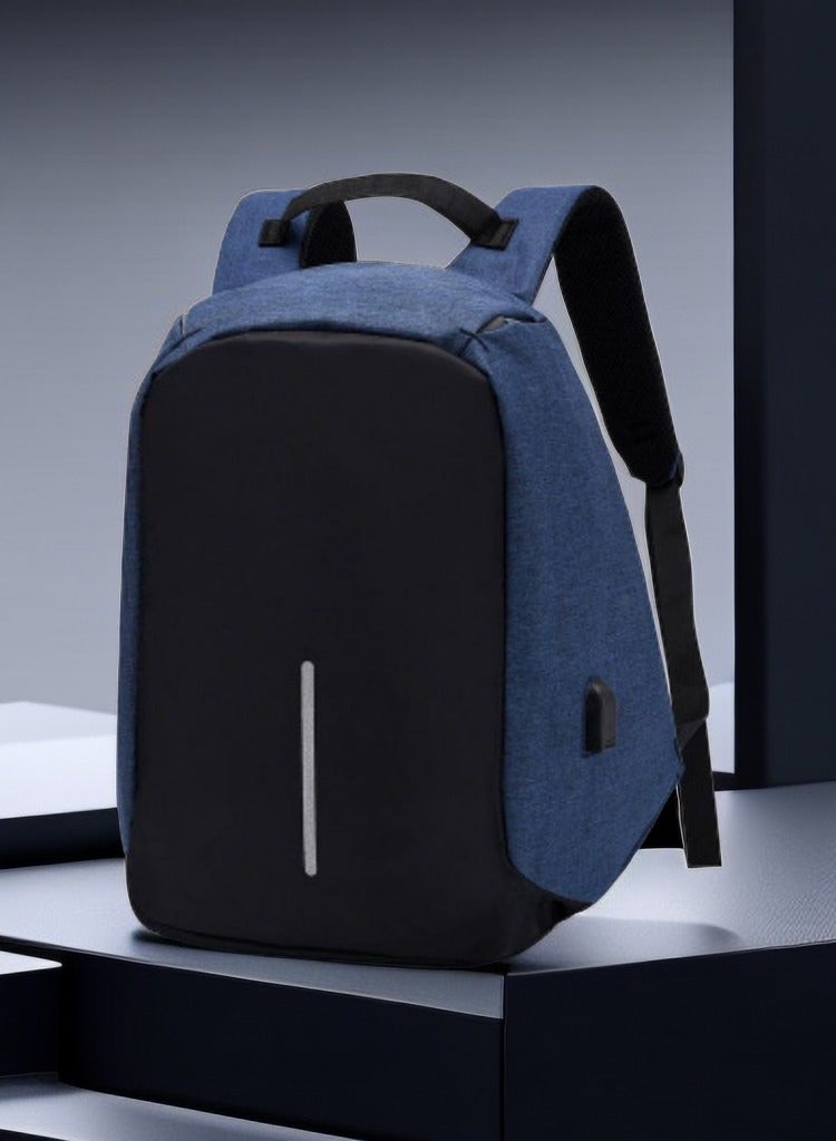 حقيبة ظهر للكمبيوتر المحمول، حقيبة ظهر كاجوال للنهار، حقيبة ظهر كمبيوتر محمول متعددة الوظائف، حقيبة ظهر للسفر مع منفذ شحن USB، حقيبة ظهر محمولة، مناسبة للمكتب المدرسي الجامعي والسفر في الهواء الطلق - Image 2